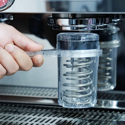 Limpiador de cabezal de preparación para cafetera espresso semiautomática de 58 mm