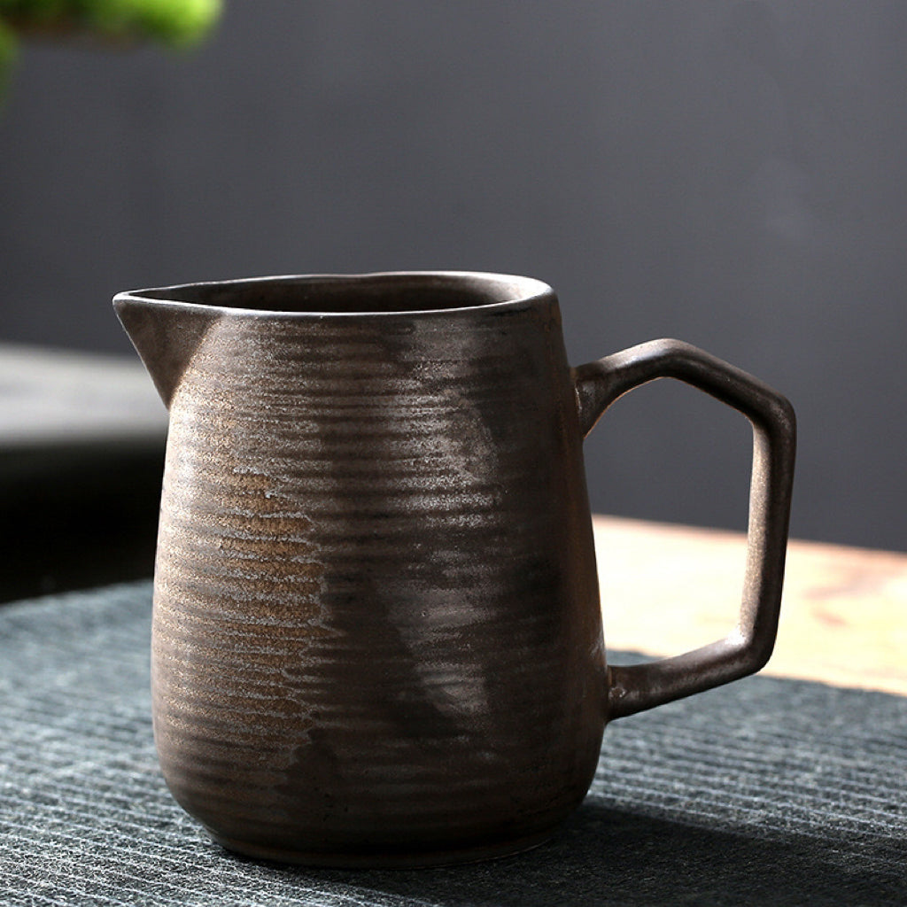 Juego de Tazas de Café de Cerámica para Vertido Manual
