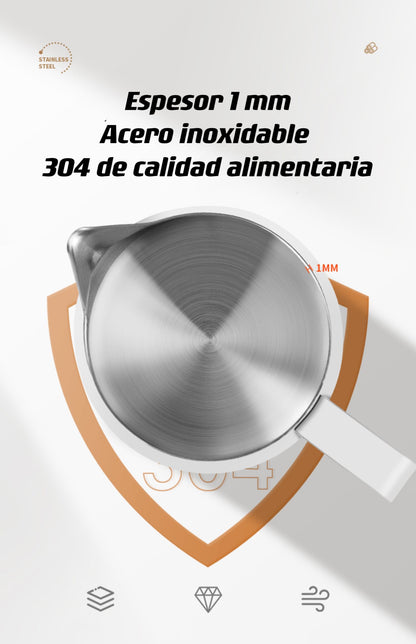 Jarra de leche para arte latte