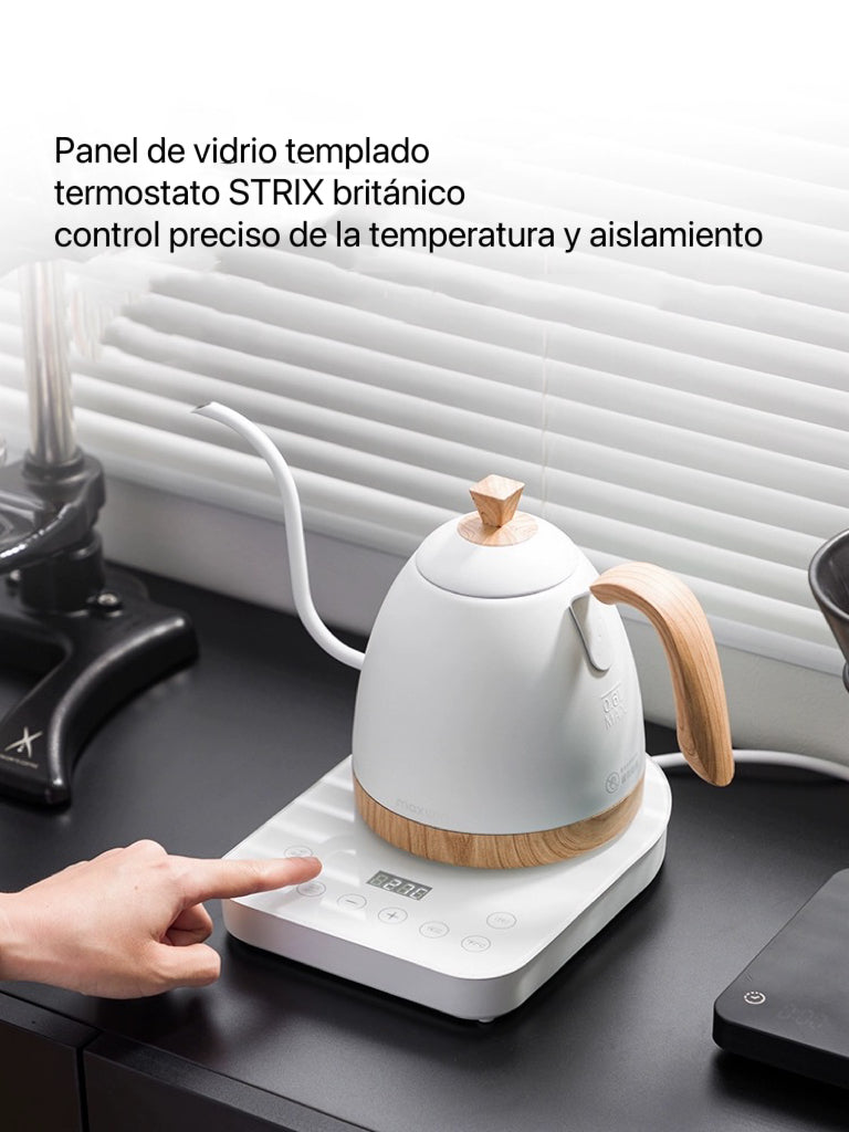 Hervidor de Cuello de Cisne con Control de Temperatura