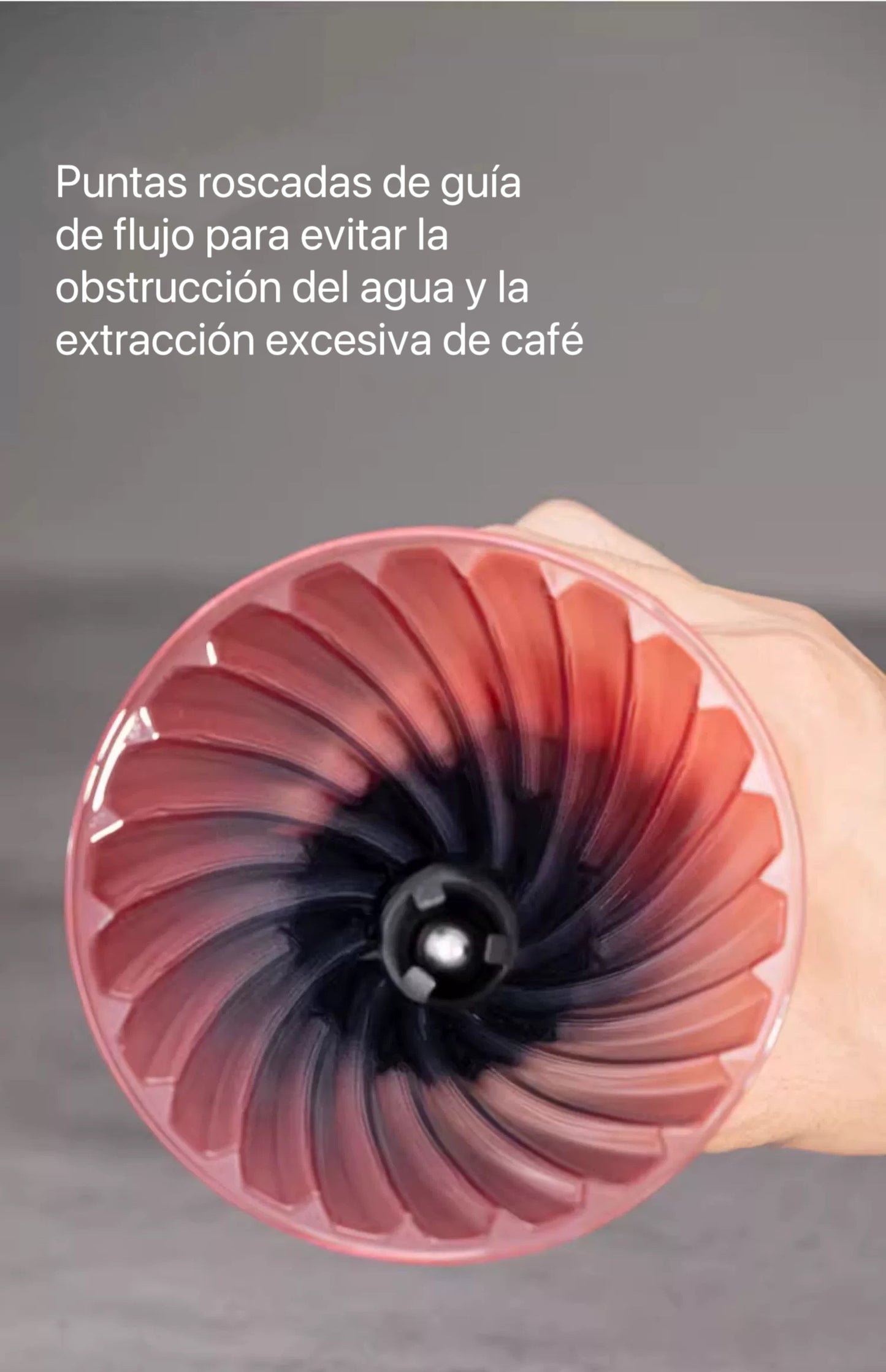 Filtro de Café V60 de Vidrio con Interruptor
