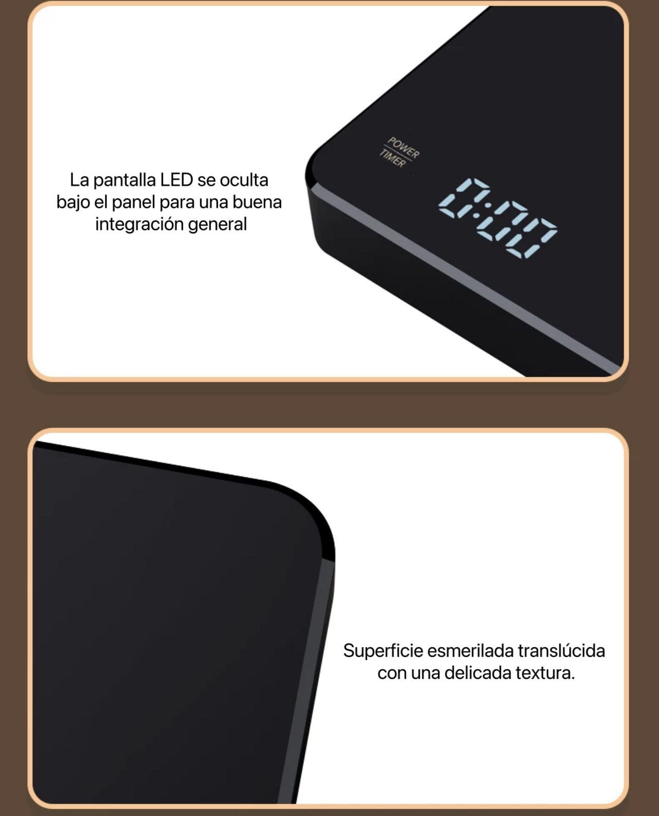 Balanza Electrónica Cuadrada para Café