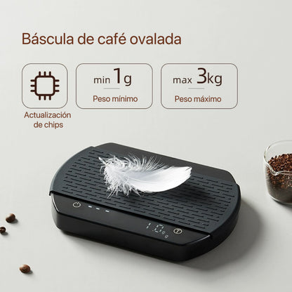 Balanza Electrónica Ovalada para Café