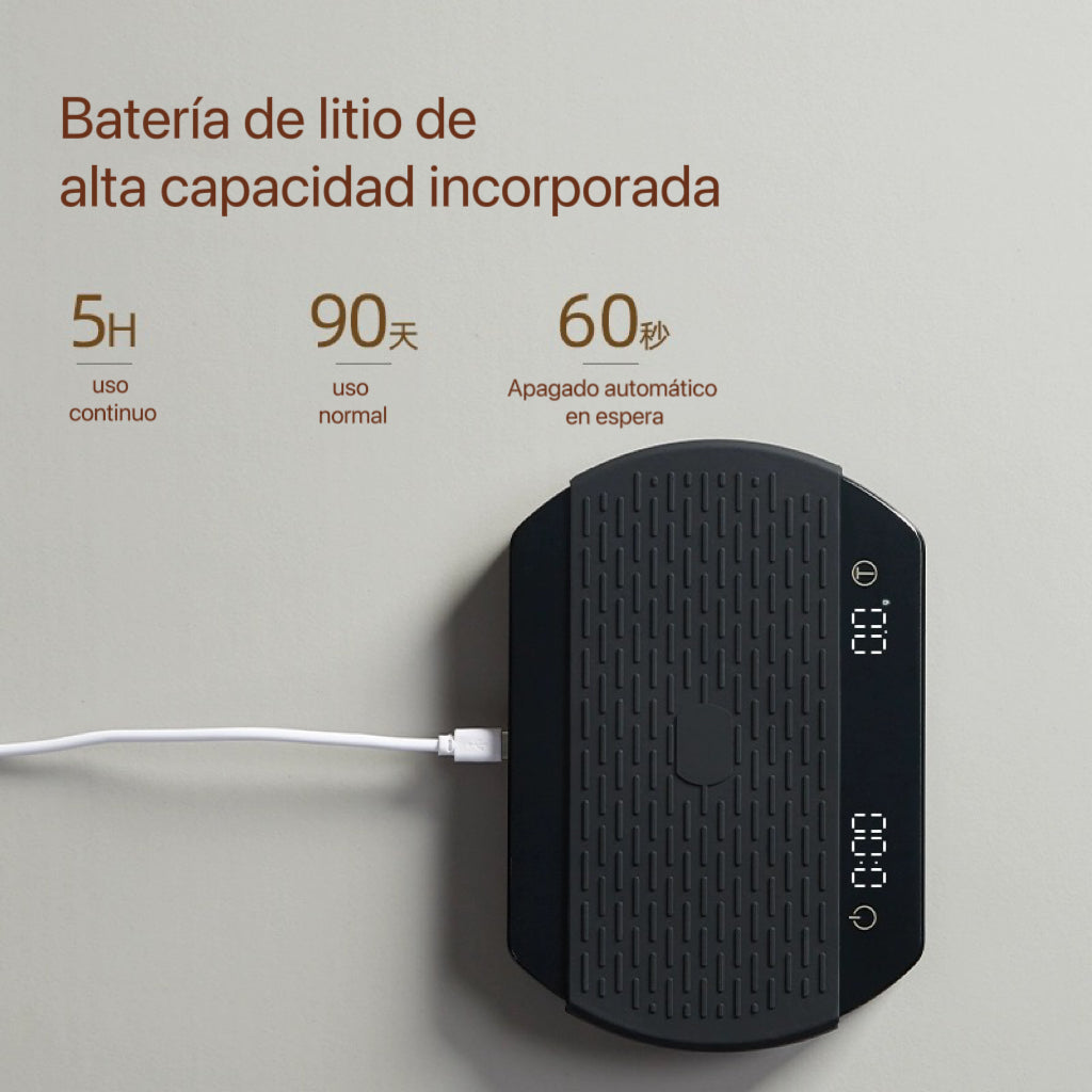 Balanza Electrónica Ovalada para Café