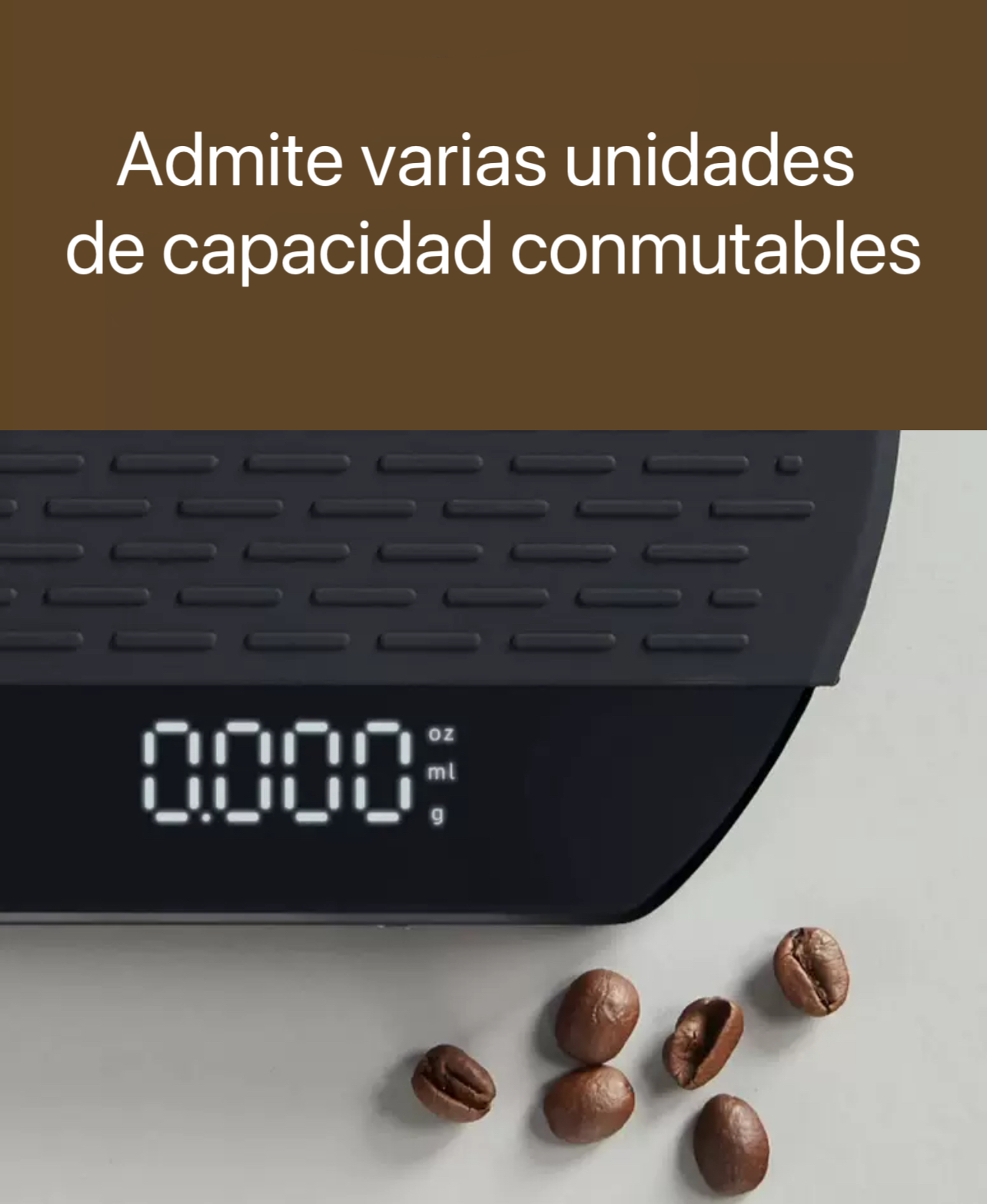 Balanza Electrónica Ovalada para Café