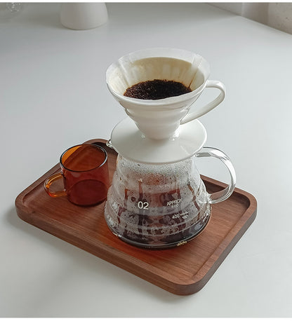 Taza de cerámica con filtro para café V60