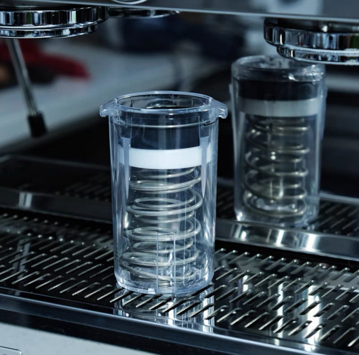 Limpiador de cabezal de preparación para cafetera espresso semiautomática de 58 mm