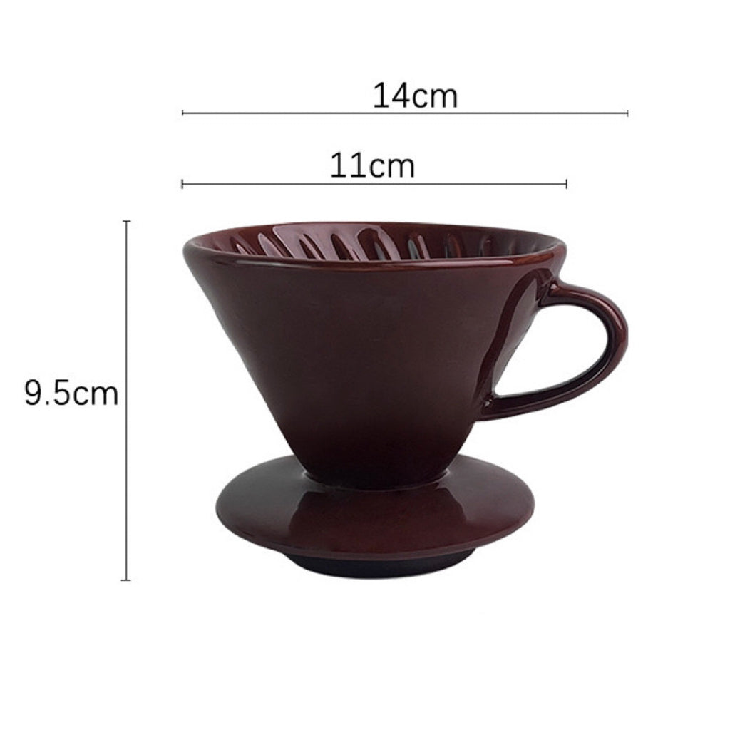 Taza de cerámica con filtro para café V60