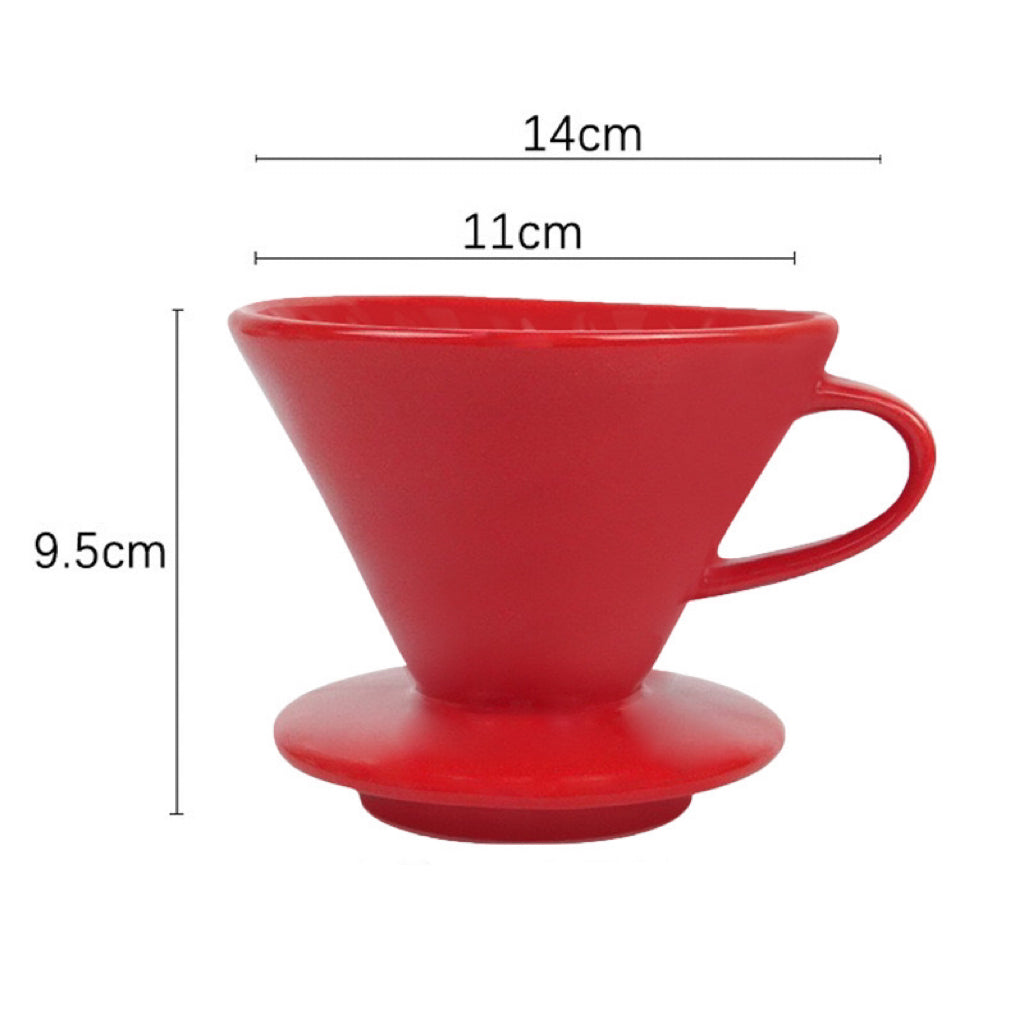 Taza de cerámica con filtro para café V60
