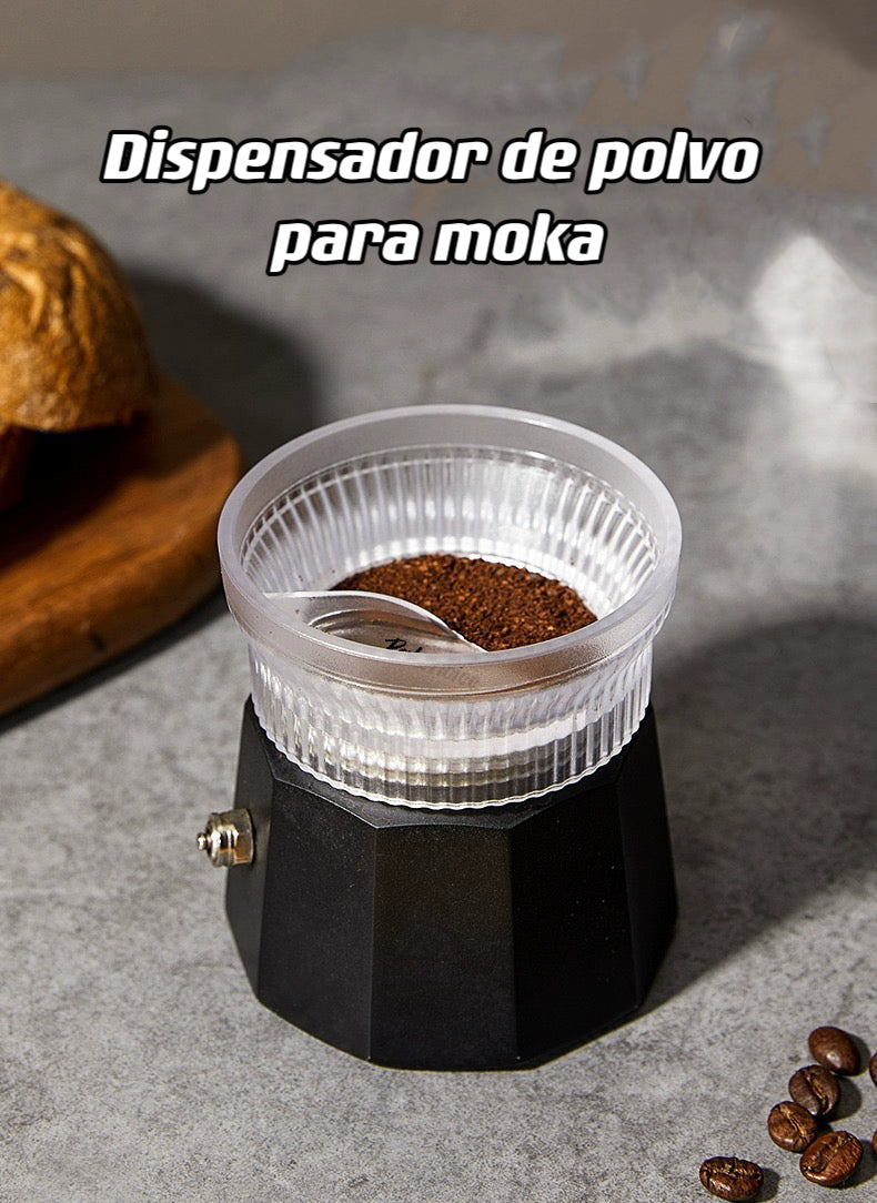 Distribuidor de café para moka