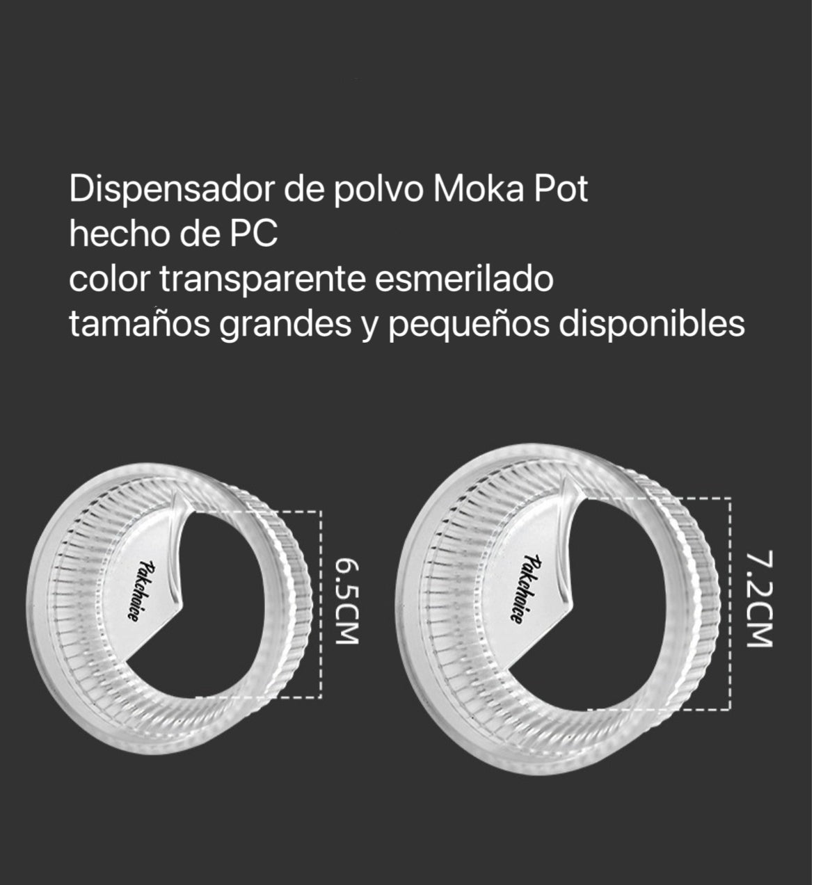 Distribuidor de café para moka