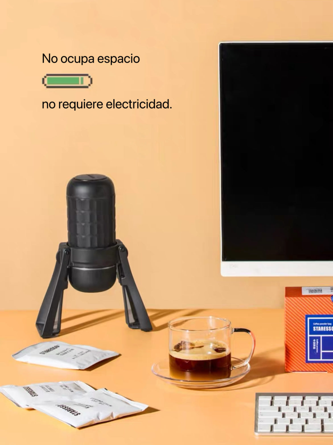 STARESSO 3 Cafetera prensada a mano