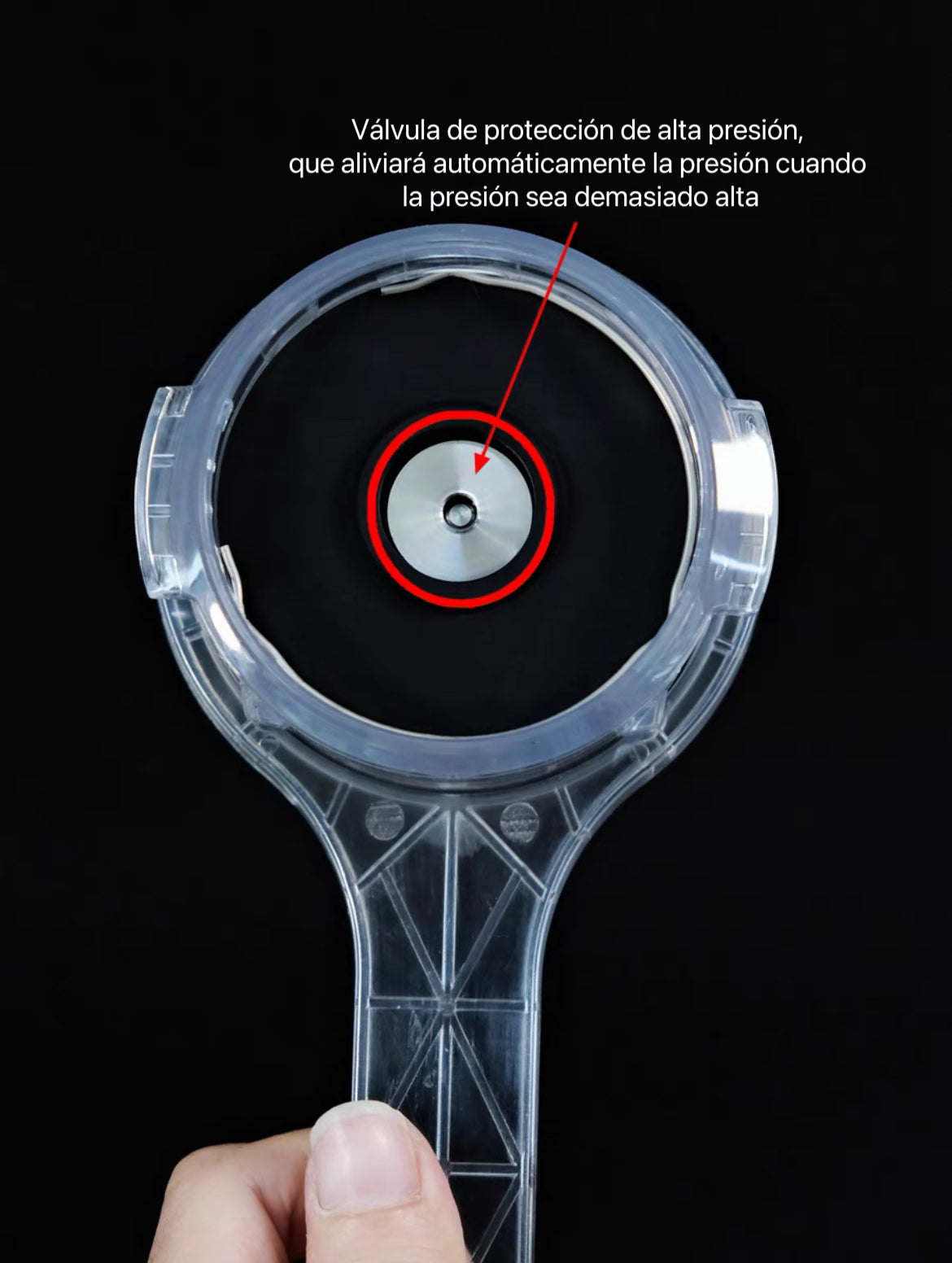 Limpiador de cabezal de preparación para cafetera espresso semiautomática de 58 mm
