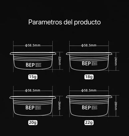 Double Espresso Portafilter Basket 58mm