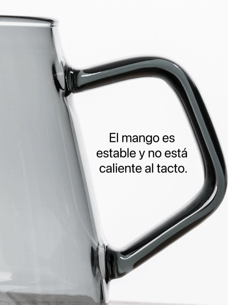 Jarra de Vidrio de Borosilicato para Compartir Café