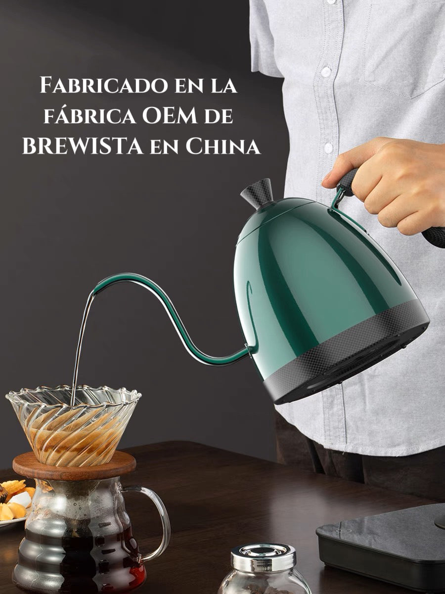 Hervidor de Cuello de Cisne con Control de Temperatura