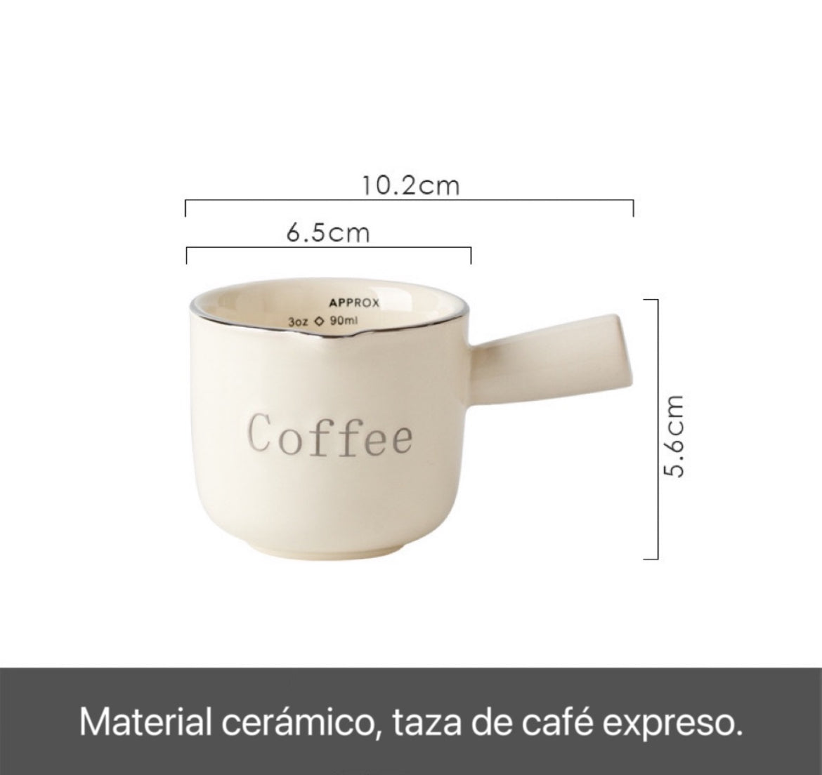 Taza de cerámica Espresso Ounce